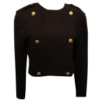 Vintage Mondi Black Cotton Jacket