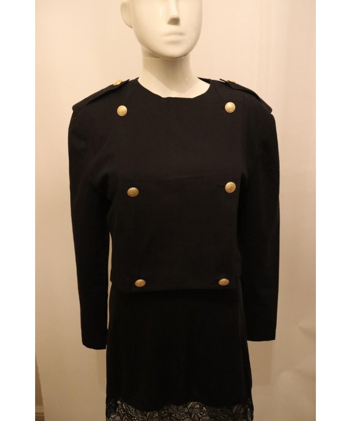 Vintage Mondi Black Cotton Jacket