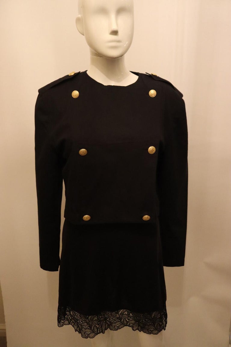 Vintage Mondi Black Cotton Jacket