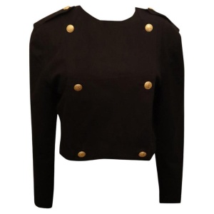 Vintage Mondi Black Cotton Jacket