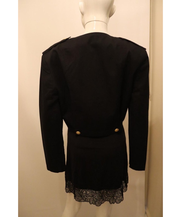Vintage Mondi Black Cotton Jacket