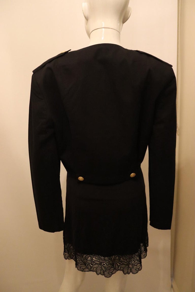 Vintage Mondi Black Cotton Jacket
