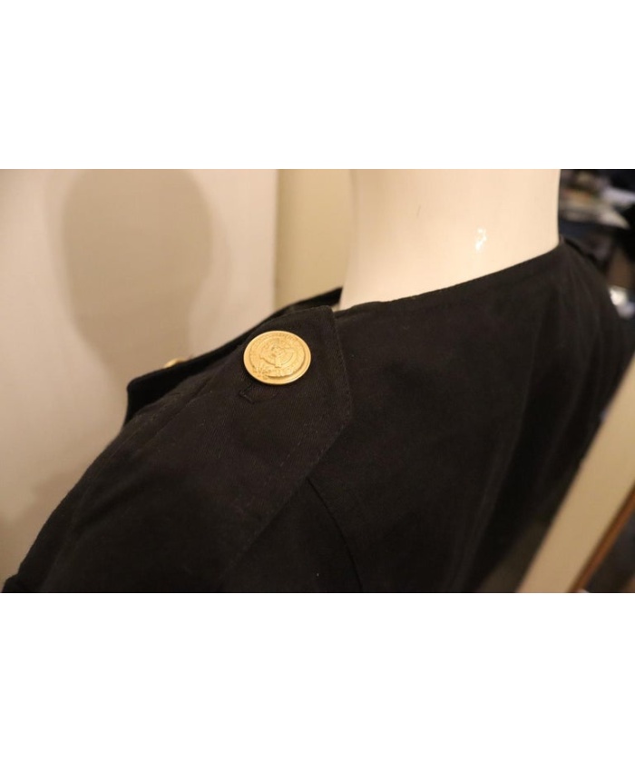 Vintage Mondi Black Cotton Jacket
