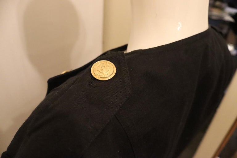 Vintage Mondi Black Cotton Jacket