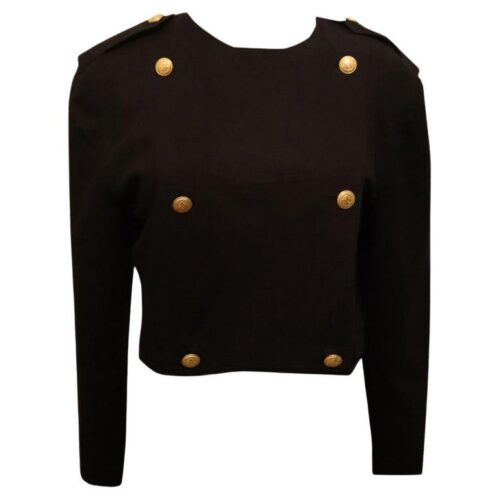 Vintage Mondi Black Cotton Jacket
