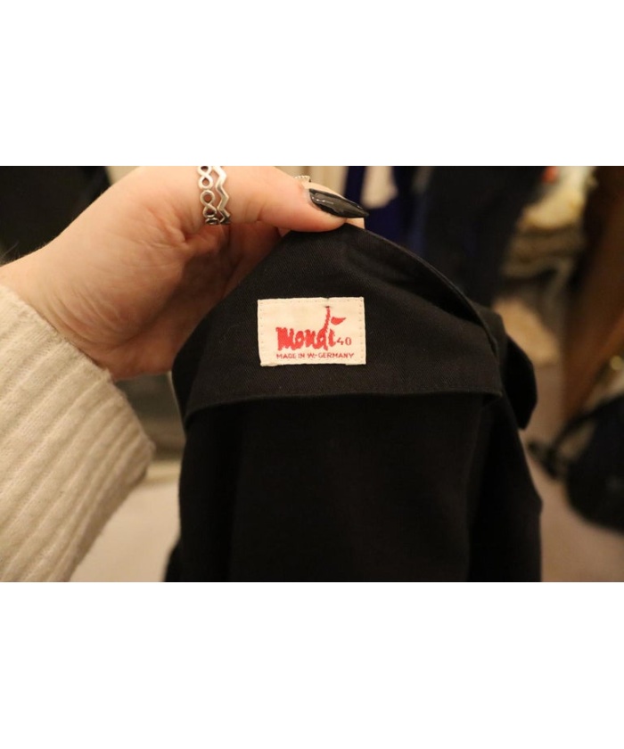 Vintage Mondi Black Cotton Jacket