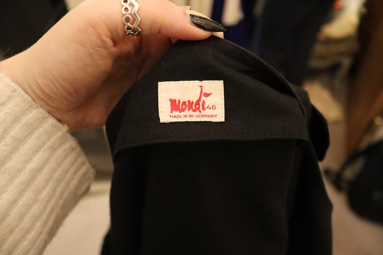 Vintage Mondi Black Cotton Jacket