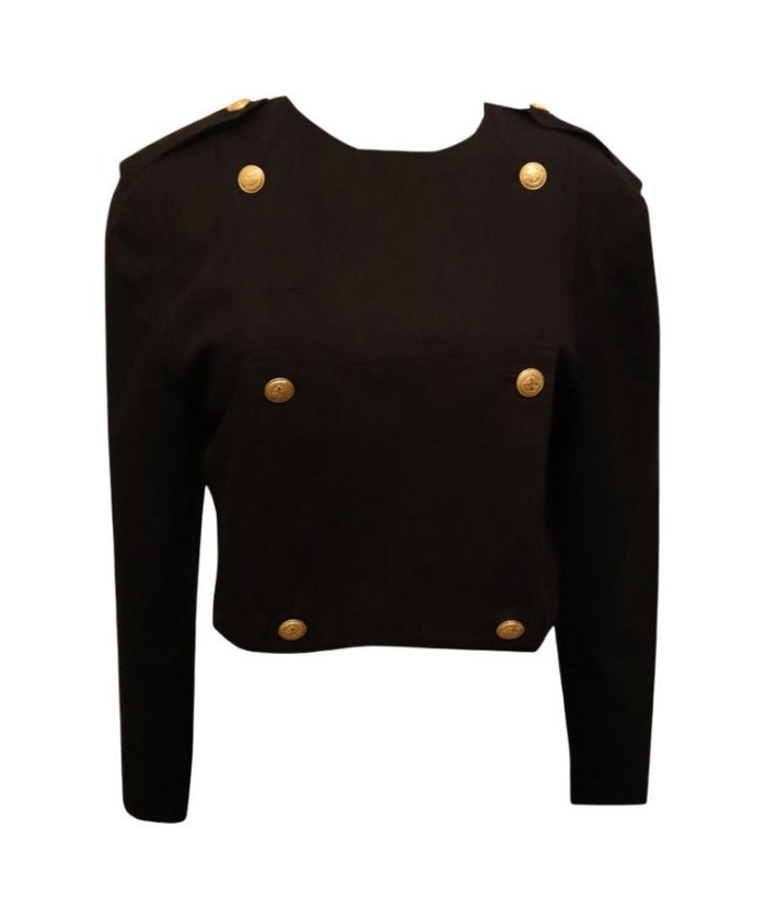 Vintage Mondi Black Cotton Jacket
