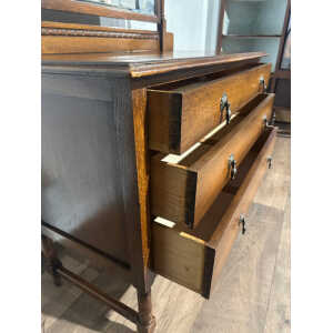 Vintage Oak Dressing Table