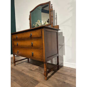 Vintage Oak Dressing Table