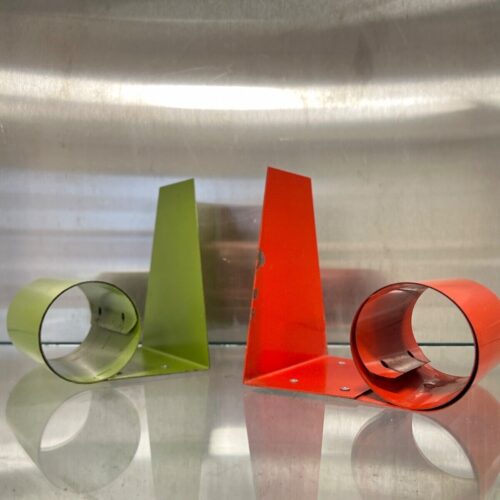 Vintage Pair of Sprung Steel Bookends