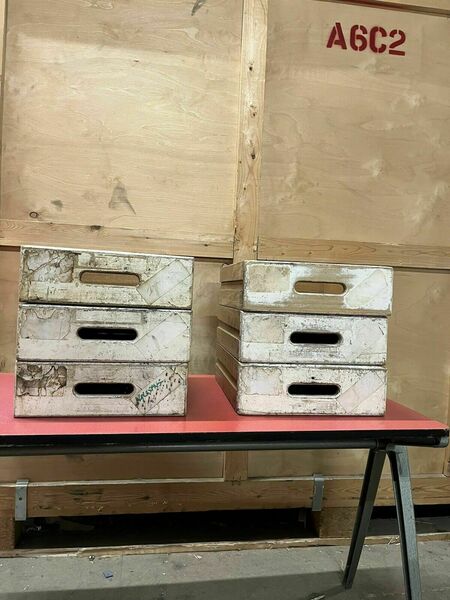 Vintage School Drawers Esa Esavian James Leonard Mid Century