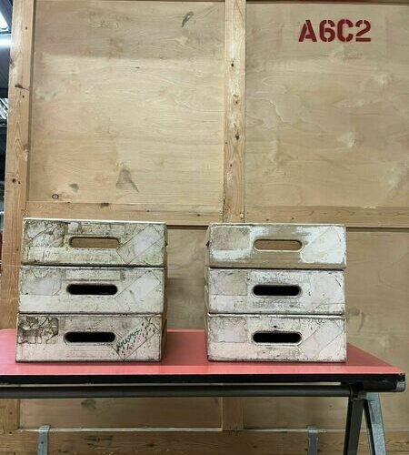 Vintage School Drawers Esa Esavian James Leonard Mid Century