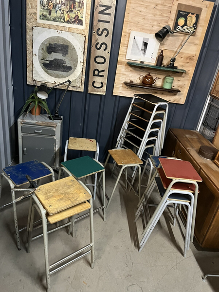 Vintage School Lab Stool 70 Available