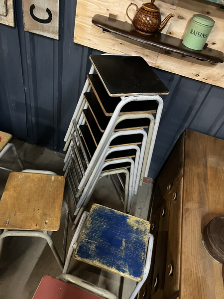 Vintage School Lab Stool 70 Available