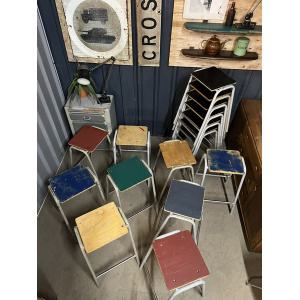 Vintage School Lab Stool 70 Available