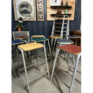 Vintage School Lab Stool 70 Available