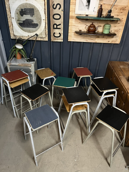 Vintage School Lab Stool 70 Available