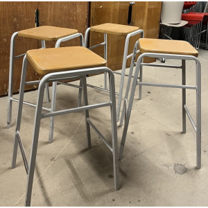 Vintage School Lab Stool Nine Available