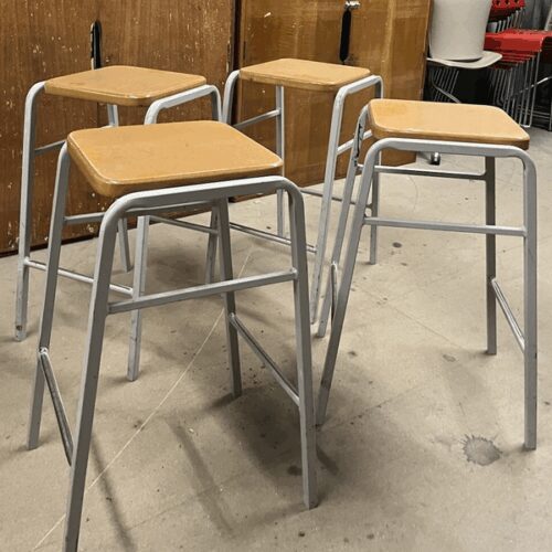 Vintage School Lab Stool Nine Available
