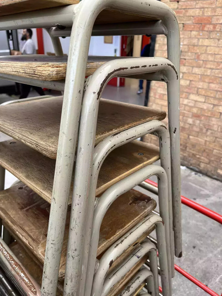 Vintage School Lab Stool Several Available
