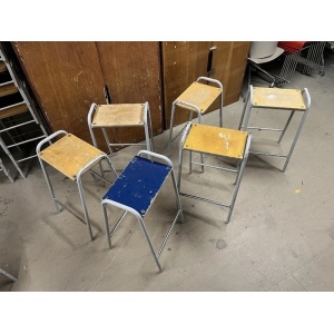 Vintage School Lab Stool Several Available