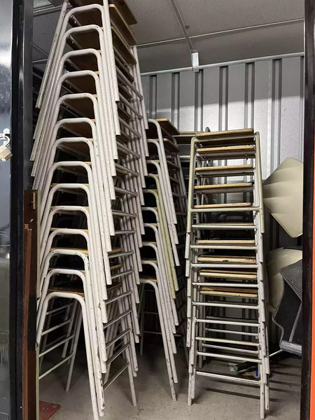 Vintage School Lab Stool Several Available