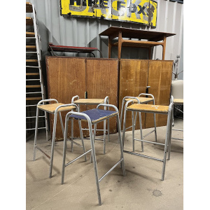Vintage School Lab Stool Several Available