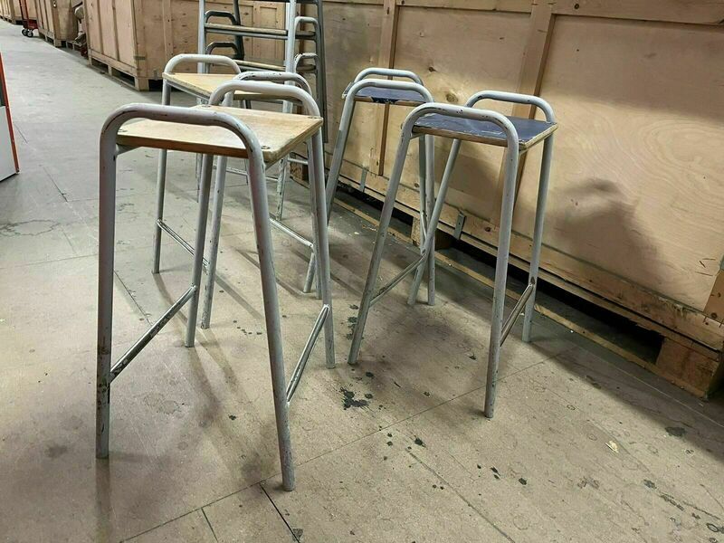 Vintage School Lab Stool Sixteen Available