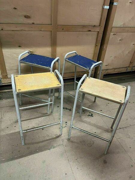 Vintage School Lab Stool Sixteen Available