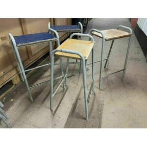 Vintage School Lab Stool Sixteen Available