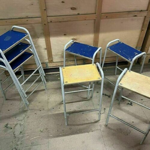 Vintage School Lab Stool Sixteen Available