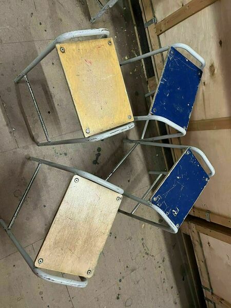 Vintage School Lab Stool Sixteen Available