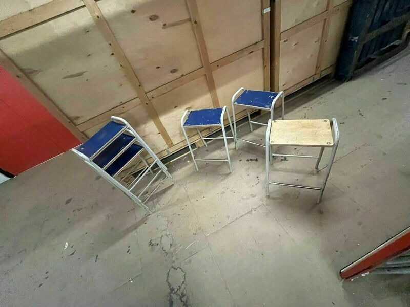 Vintage School Lab Stool Sixteen Available