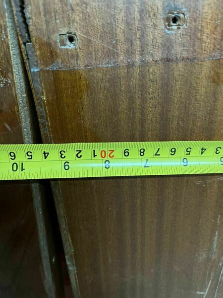 Vintage Solid Wood Iroko Shelving Units Ex School 1960s