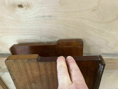 Vintage Solid Wood Iroko Shelving Units Ex School 1960s