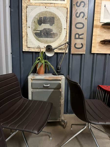 Vintage Wooden Medical Cabinet On Wheels Eastern European. Bedside Table
