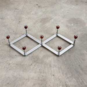 Wall-Mounted Coat Rack Mod. AT4 by Luigi Caccia Dominioni for Azucena, 1960s