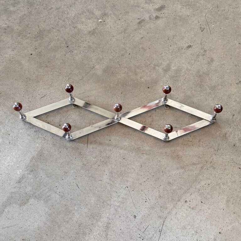Wall-Mounted Coat Rack Mod. AT4 by Luigi Caccia Dominioni for Azucena, 1960s