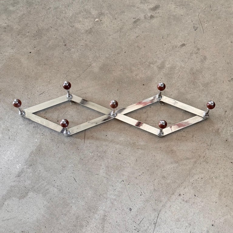 Wall-Mounted Coat Rack Mod. AT4 by Luigi Caccia Dominioni for Azucena, 1960s