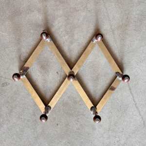 Wall-Mounted Coat Rack Mod. AT4 by Luigi Caccia Dominioni for Azucena, 1960s