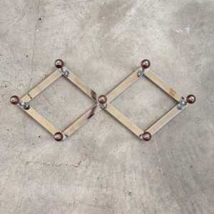 Wall-Mounted Coat Rack Mod. AT4 by Luigi Caccia Dominioni for Azucena, 1960s