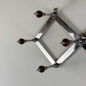 Wall-Mounted Coat Rack Mod. AT4 by Luigi Caccia Dominioni for Azucena, 1960s