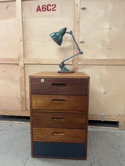 Wooden Filing Cabinet Ex School Industrial Design
