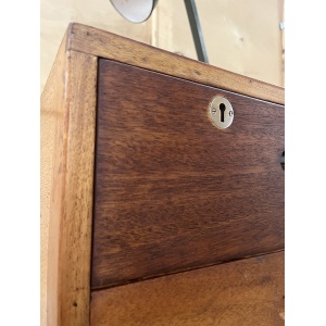 Wooden Filing Cabinet Ex School Industrial Design