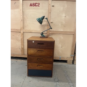 Wooden Filing Cabinet Ex School Industrial Design