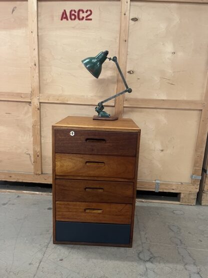 Wooden Filing Cabinet Ex School Industrial Design