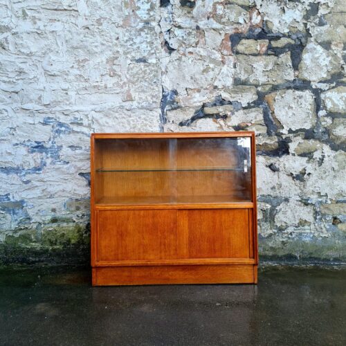 G Plan Brandon Range Oak Display Cabinet Mid Century Vintage Retro Storage Furniture