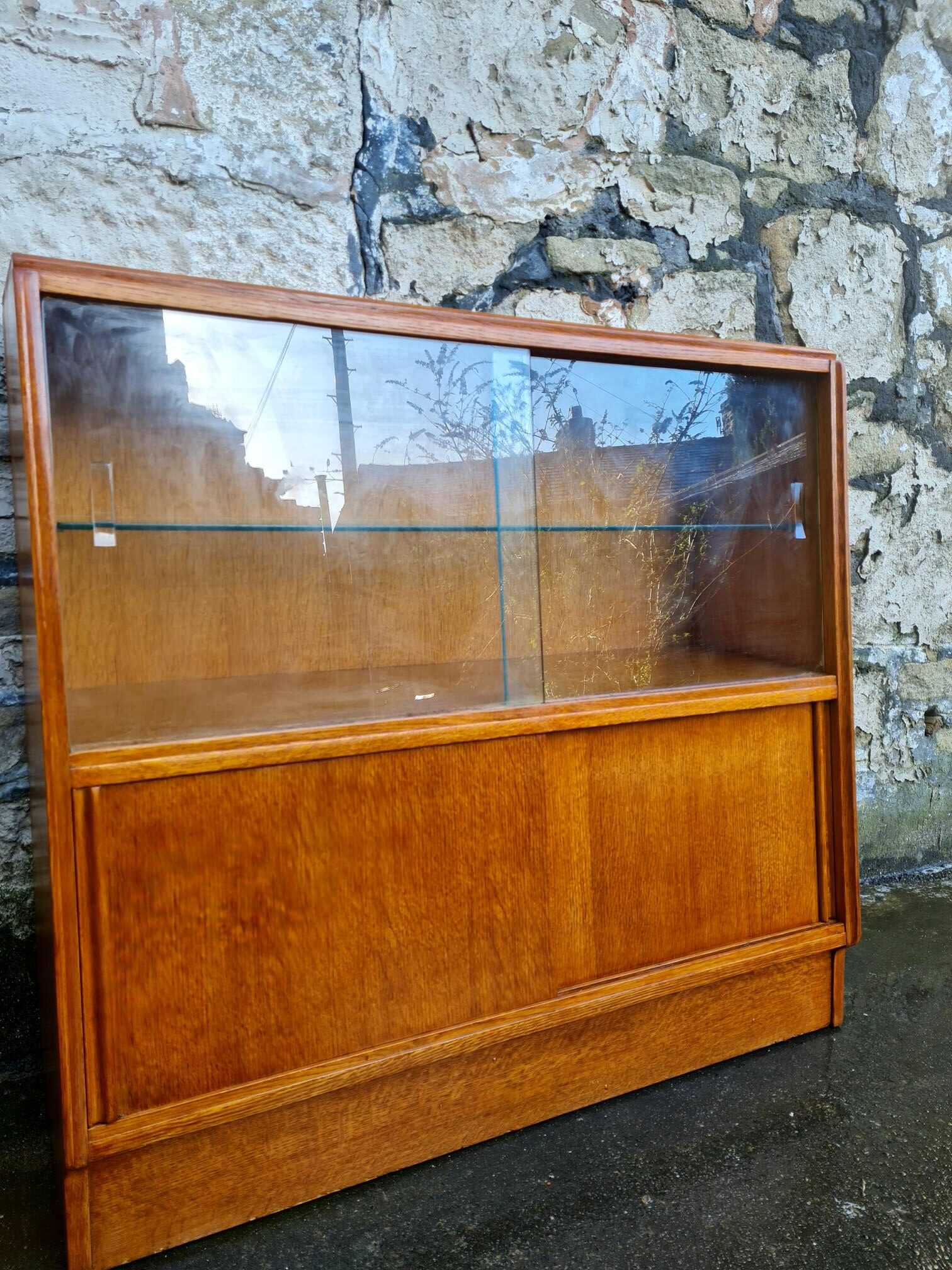 G Plan Brandon Range Oak Display Cabinet Mid Century Vintage Retro Storage Furniture