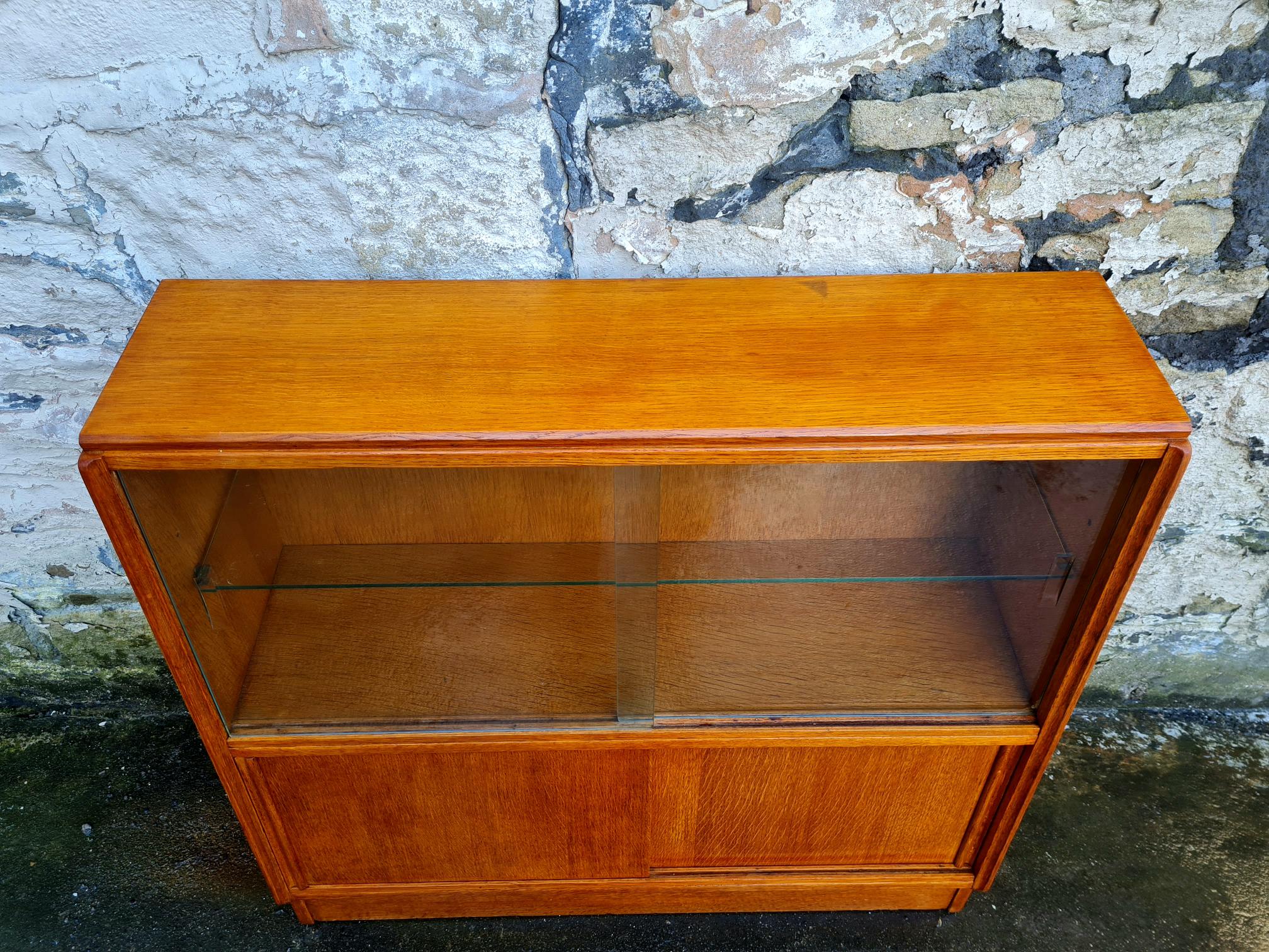G Plan Brandon Range Oak Display Cabinet Mid Century Vintage Retro Storage Furniture
